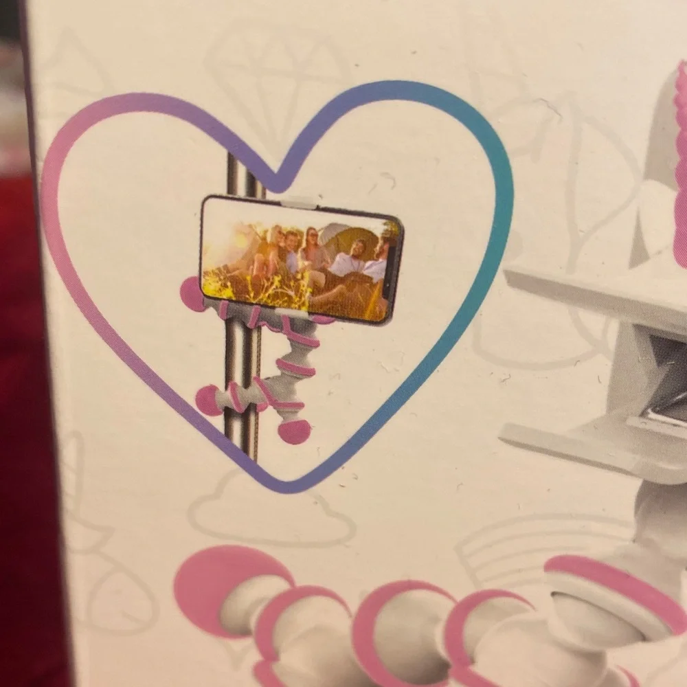 Premier Unicorn Flexi-Grip Smartphone Mount - White and Pink